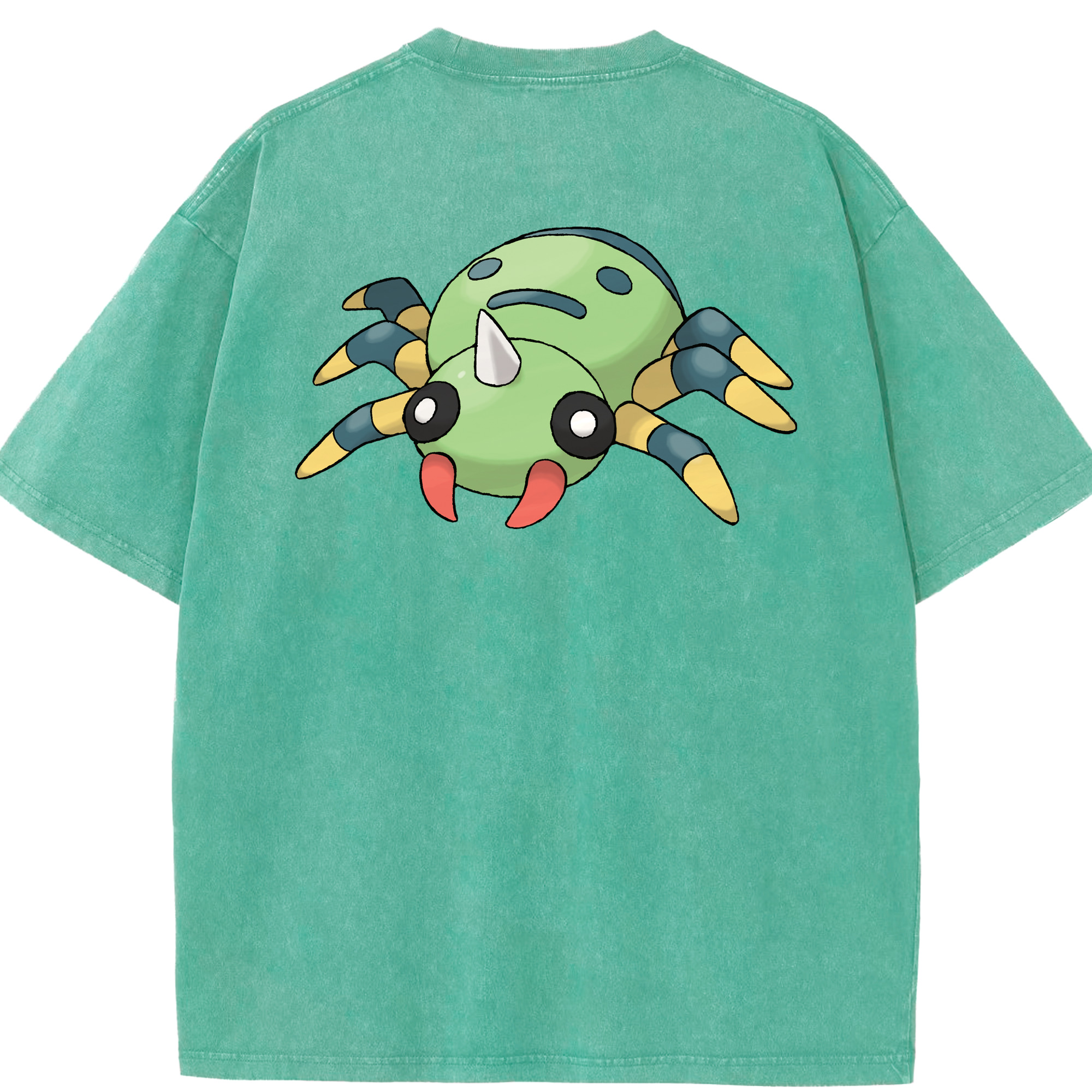 （画像用） ポケットモンスター Pokémon 綿100% ヴィンテージ風 半袖Tシャツ（背面プリント）